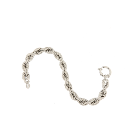 Bracciale  corda argento