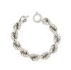 Bracciale argento corda