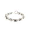 Bracciale argento corda