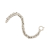 Bracciale argento maglia spiga