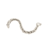Bracciale argento maglia spiga