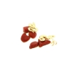 orecchini in argento e corallo