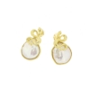 orecchini argento e perle