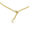 girocollo argento serpente e perla