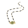 girocollo argento spinelli verde onice e zirconi