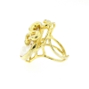 anello argento perla serpente