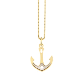 collana ancora oro