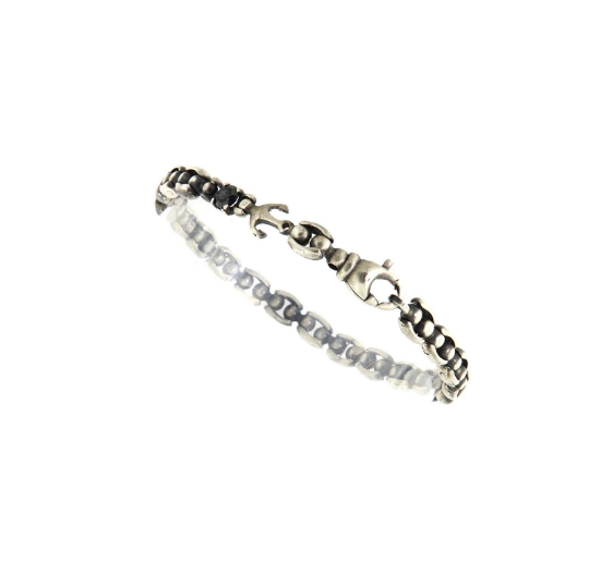 bracciale argento brunito ancora