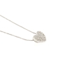 pendente cuore diamanti