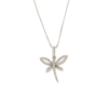 pendente libellula diamanti