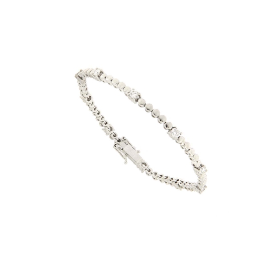 Bracciale tennis alternato