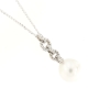 pendente anelli diamanti e perla