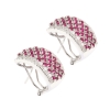 orecchini fascia rubini e diamanti