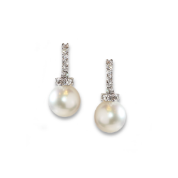 orecchini perle e diamanti
