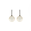 orecchini tennis diamanti e perle
