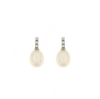 orecchini tennis diamanti e perle