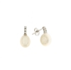 orecchini tennis diamanti e perle
