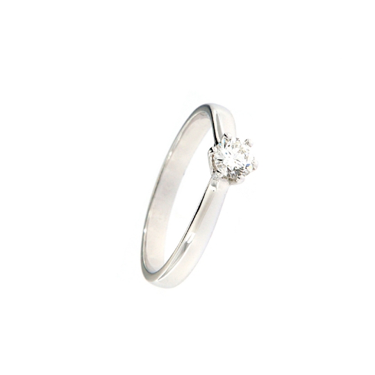 anello solitario diamante 0,30
