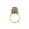 anello perla e diamanti