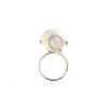anello perla barocca e diamanti