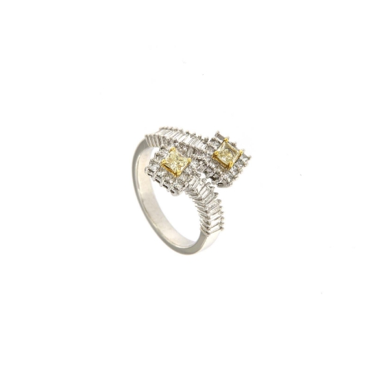 anello contrarié diamanti