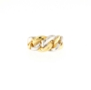 anello in oro grumette bicolore
