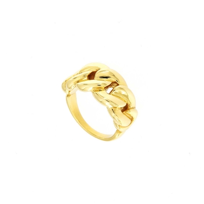 anello in oro grumette degradare