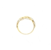 anello in oro intreccio bicolore