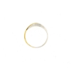 anello in oro fili bicolore
