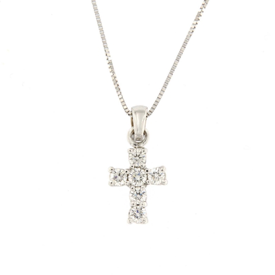 croce diamanti