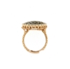 anello zirconi in stile antico