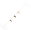 bracciale ciondoli zirconi argento rosa