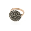 Anello Toppa in oro e diamanti