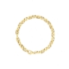 bracciale in oro maglia traversino bicolore
