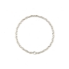 bracciale in oro maglia traversino