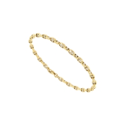 bracciale maglia traversino oro