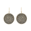 orecchini argento tonde con zirconi