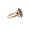 Anello Toppa in oro e diamanti