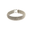 bracciale maglia serpente argento