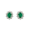 orecchini in oro smeraldi e diamanti