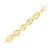 bracciale argento dorato maglia marina