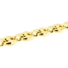 bracciale argento dorato maglia marina