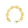 bracciale maglia marina argento dorato