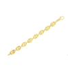 bracciale maglia marina argento dorato