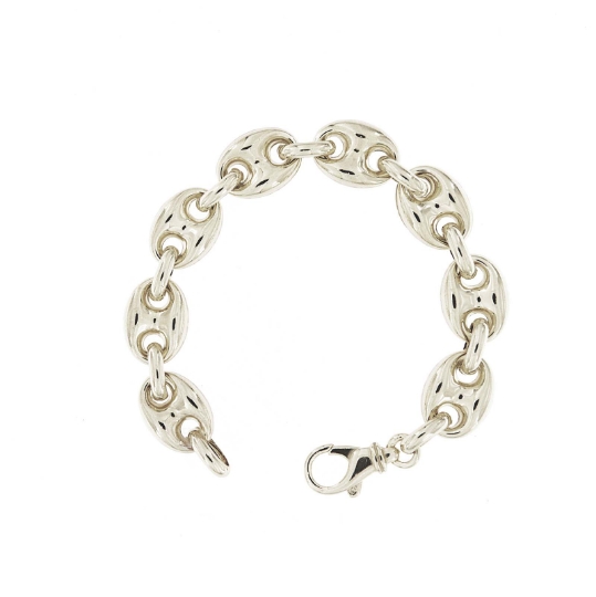 bracciale maglia marina argento