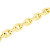 bracciale argento dorato maglia forzatina dorata
