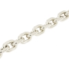 bracciale argento maglia forzatina battuta