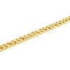 bracciale in argento dorato maglia palmiè