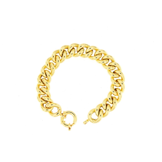 bracciale argento maglia grumette