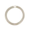 collana argento maglia serpente